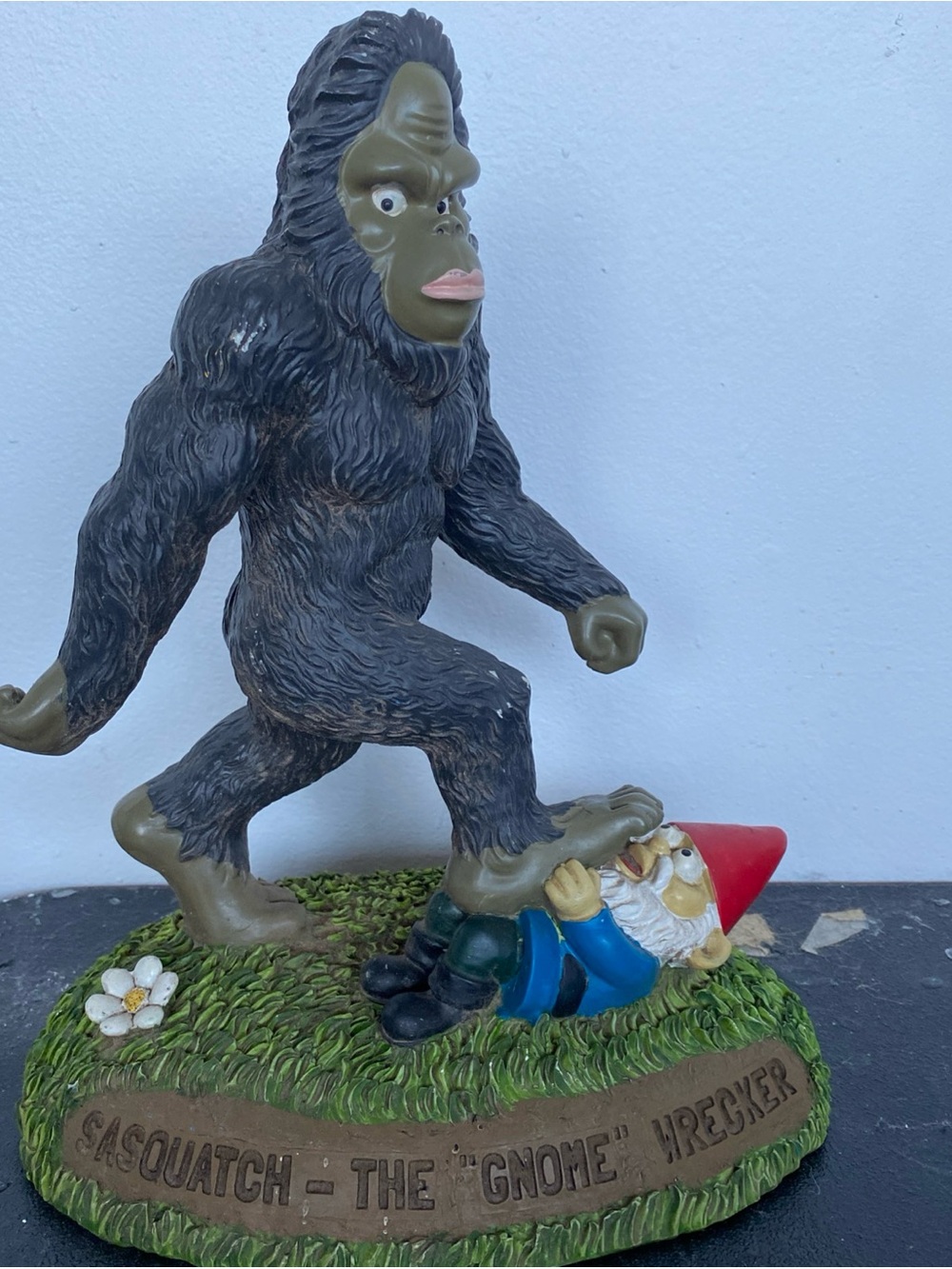 Sasquatch the Gnome Wrecker Garden Statue - Bigmouth Inc.